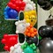 Red Yellow Blue Balloon Arch Kit, Colorful Balloon Garland with Red Blue Yellow Orange Latex Balloons